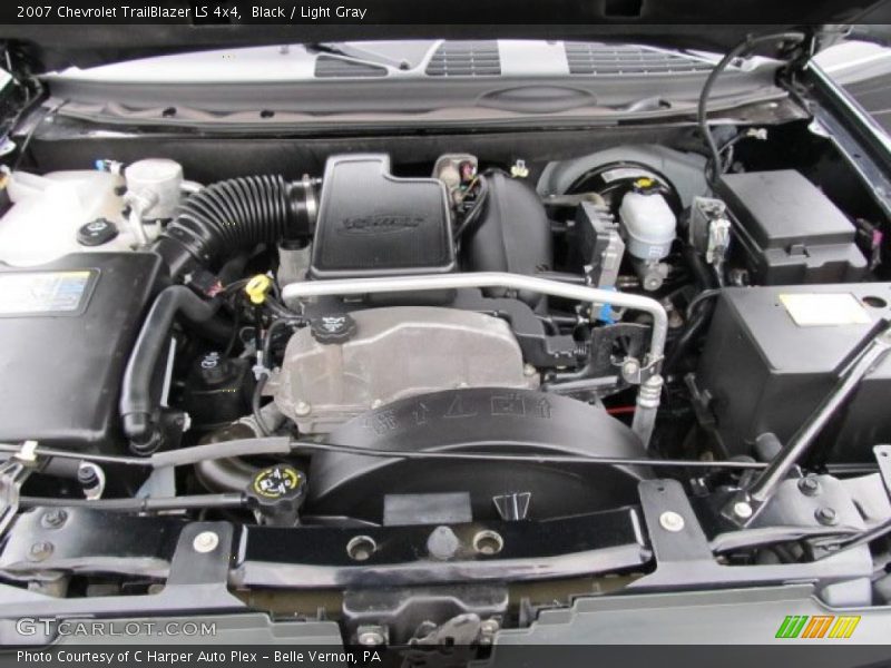 Black / Light Gray 2007 Chevrolet TrailBlazer LS 4x4