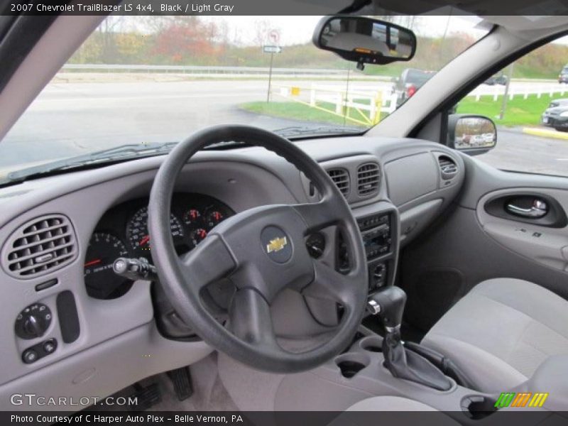Black / Light Gray 2007 Chevrolet TrailBlazer LS 4x4