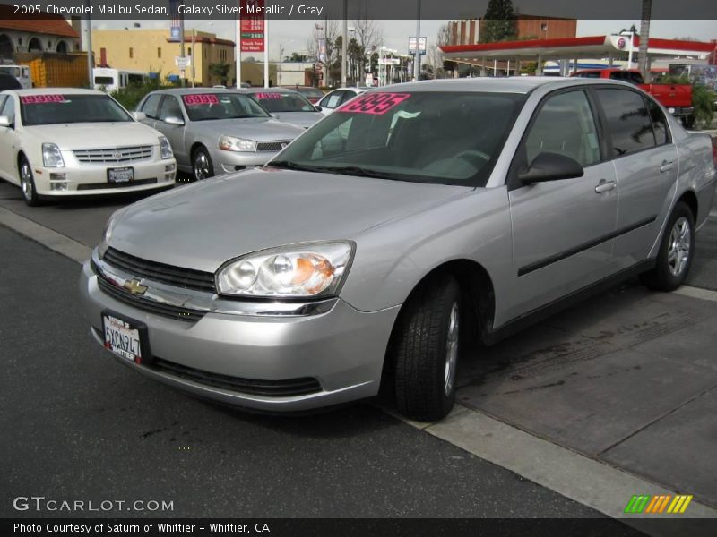 Galaxy Silver Metallic / Gray 2005 Chevrolet Malibu Sedan