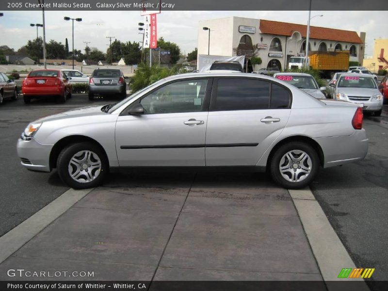 Galaxy Silver Metallic / Gray 2005 Chevrolet Malibu Sedan