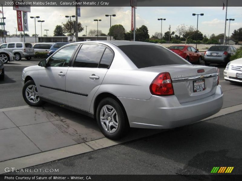 Galaxy Silver Metallic / Gray 2005 Chevrolet Malibu Sedan