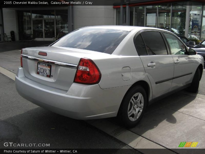 Galaxy Silver Metallic / Gray 2005 Chevrolet Malibu Sedan