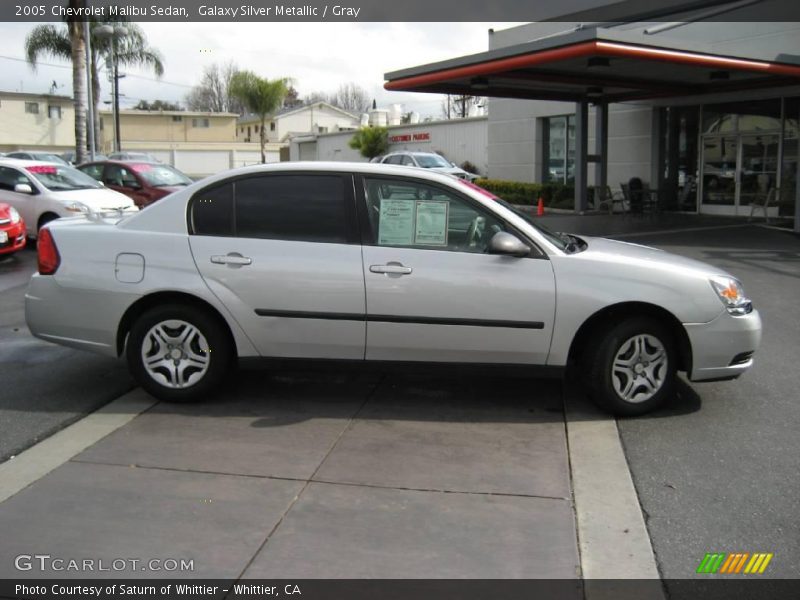 Galaxy Silver Metallic / Gray 2005 Chevrolet Malibu Sedan