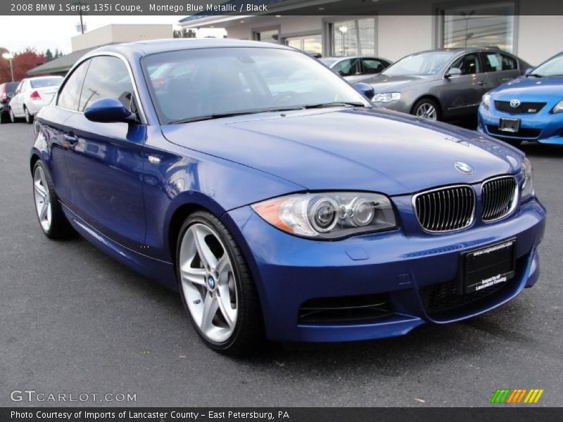 Front 3/4 View of 2008 1 Series 135i Coupe