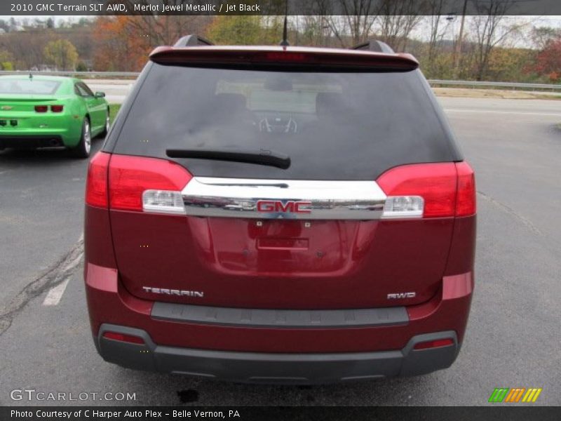 Merlot Jewel Metallic / Jet Black 2010 GMC Terrain SLT AWD
