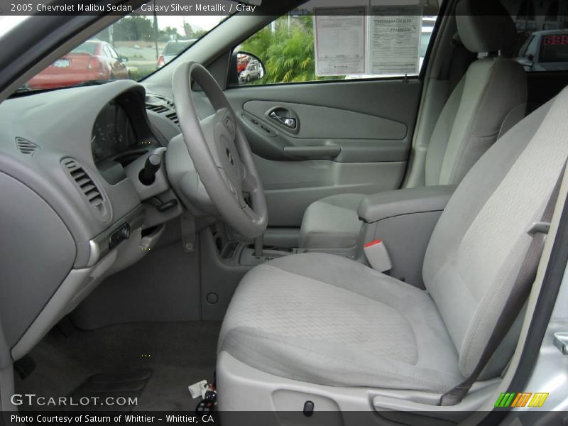 Galaxy Silver Metallic / Gray 2005 Chevrolet Malibu Sedan