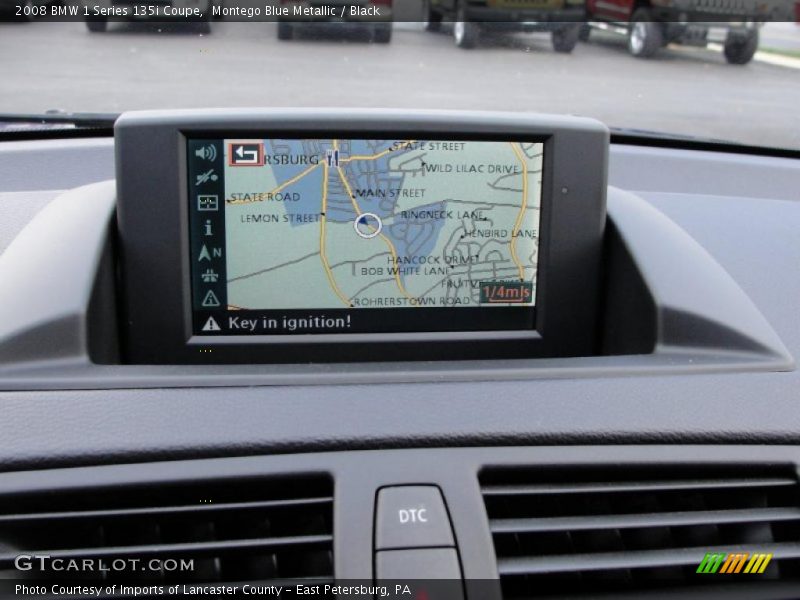 Navigation of 2008 1 Series 135i Coupe