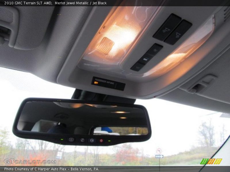 Merlot Jewel Metallic / Jet Black 2010 GMC Terrain SLT AWD