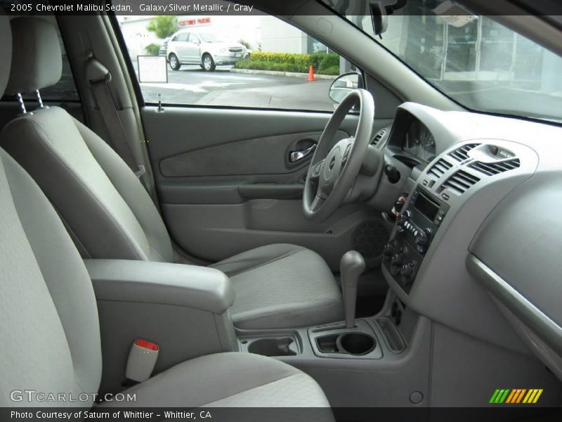 Galaxy Silver Metallic / Gray 2005 Chevrolet Malibu Sedan