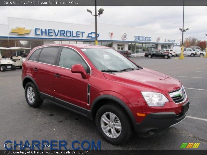 Crystal Red Tintcoat / Gray 2010 Saturn VUE XE
