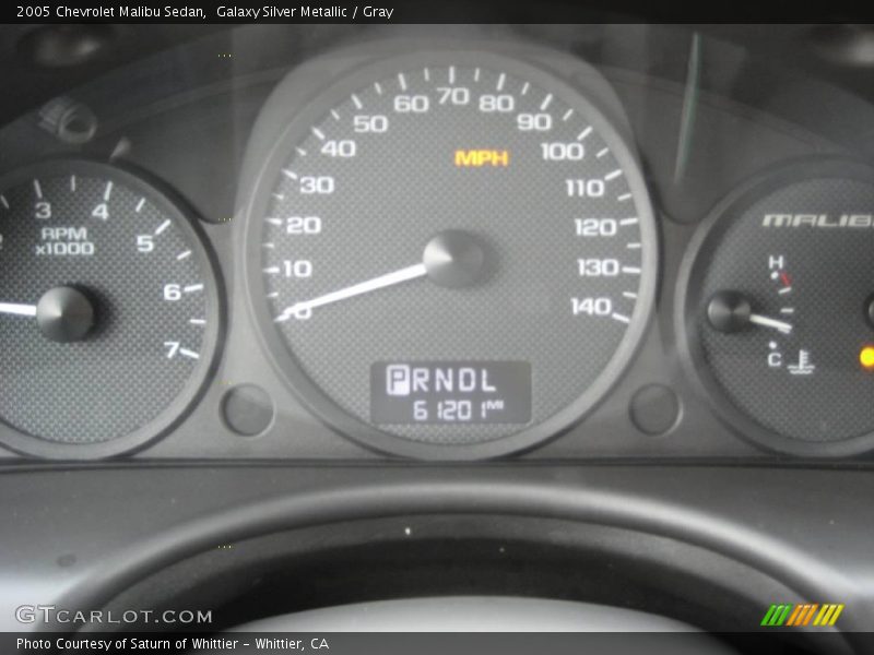Galaxy Silver Metallic / Gray 2005 Chevrolet Malibu Sedan