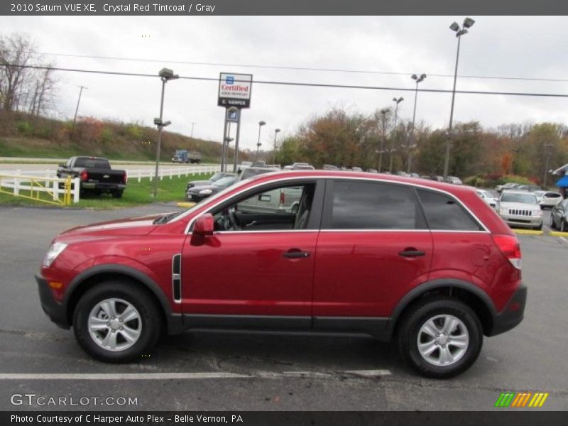 Crystal Red Tintcoat / Gray 2010 Saturn VUE XE