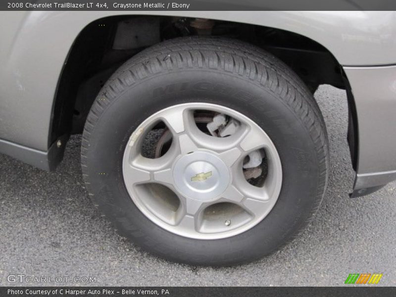 Graystone Metallic / Ebony 2008 Chevrolet TrailBlazer LT 4x4