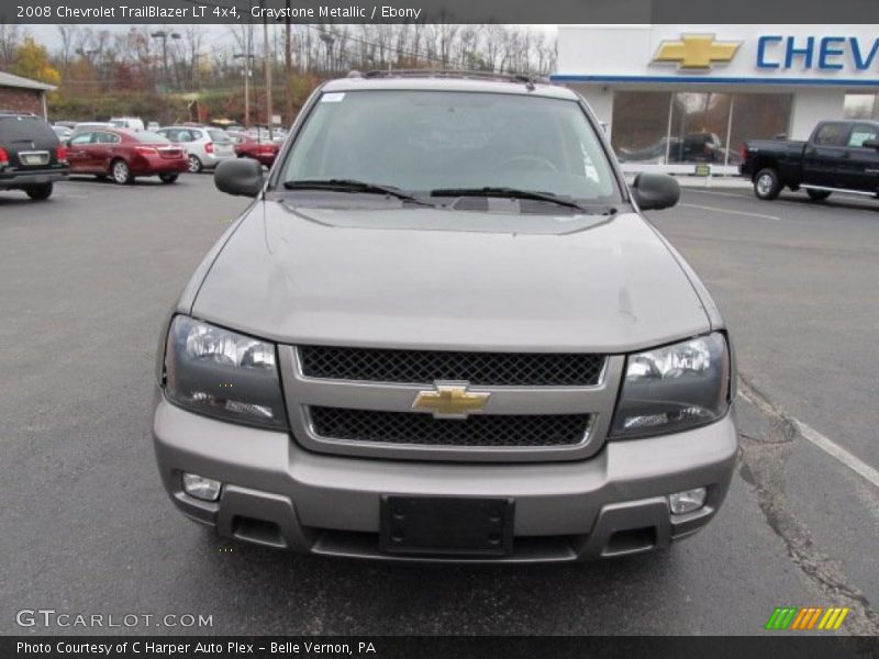 Graystone Metallic / Ebony 2008 Chevrolet TrailBlazer LT 4x4