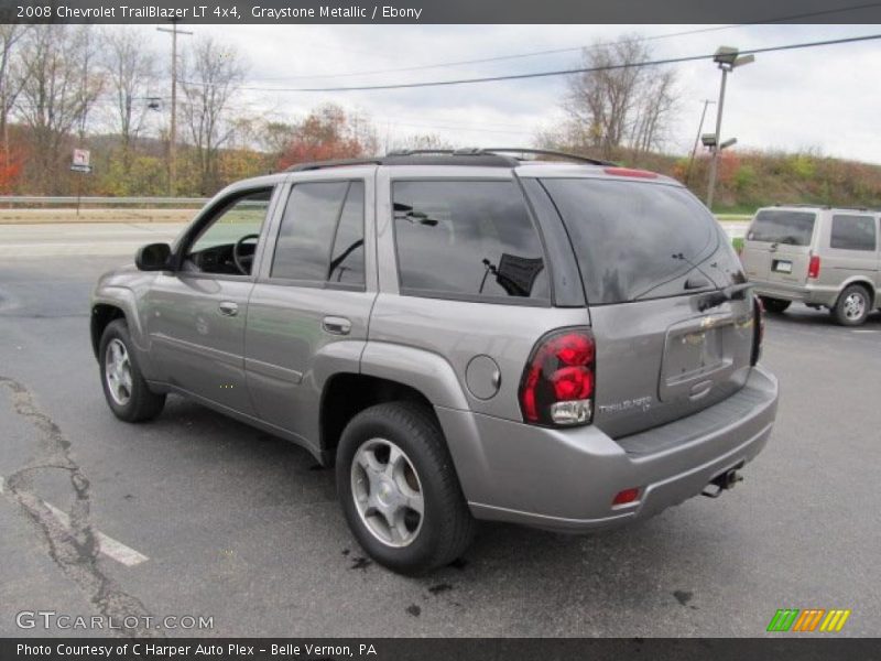 Graystone Metallic / Ebony 2008 Chevrolet TrailBlazer LT 4x4