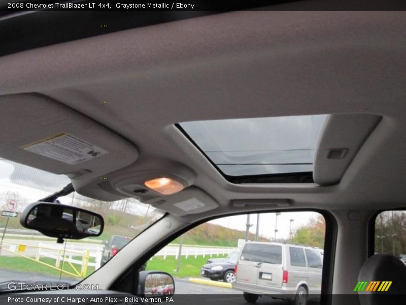 Graystone Metallic / Ebony 2008 Chevrolet TrailBlazer LT 4x4