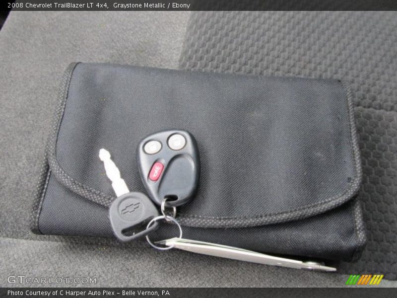 Graystone Metallic / Ebony 2008 Chevrolet TrailBlazer LT 4x4