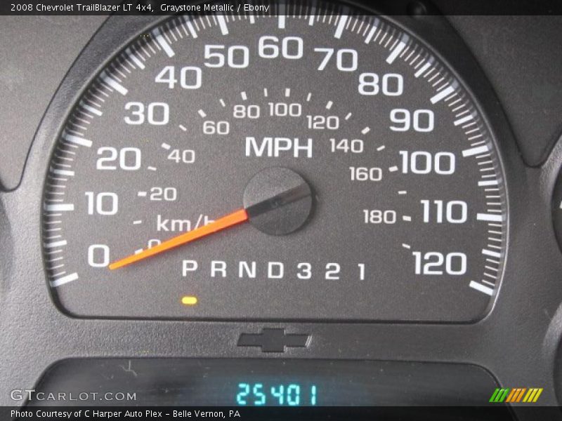 Graystone Metallic / Ebony 2008 Chevrolet TrailBlazer LT 4x4