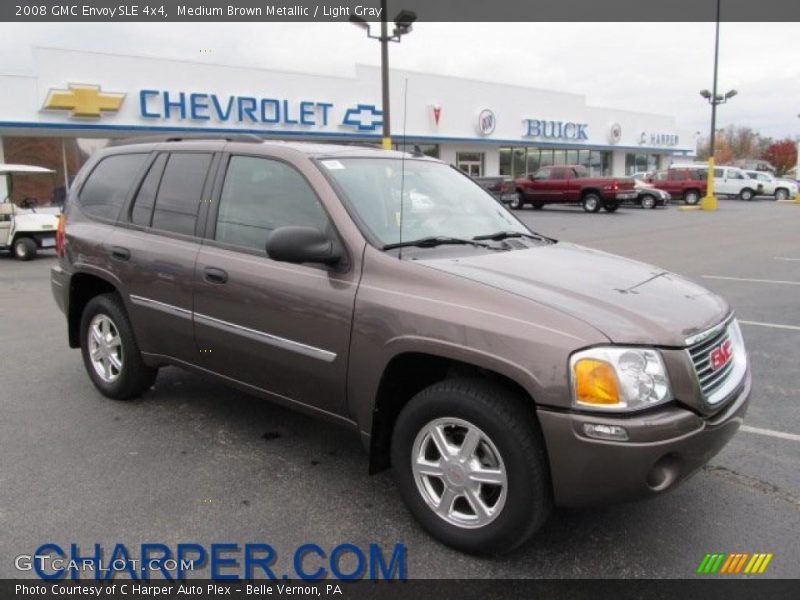 Medium Brown Metallic / Light Gray 2008 GMC Envoy SLE 4x4