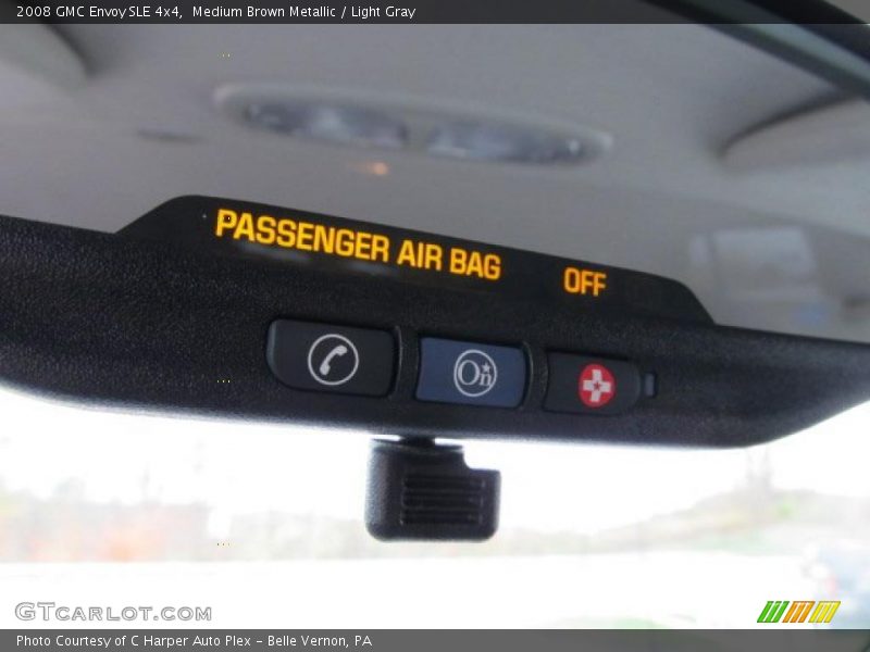 Medium Brown Metallic / Light Gray 2008 GMC Envoy SLE 4x4