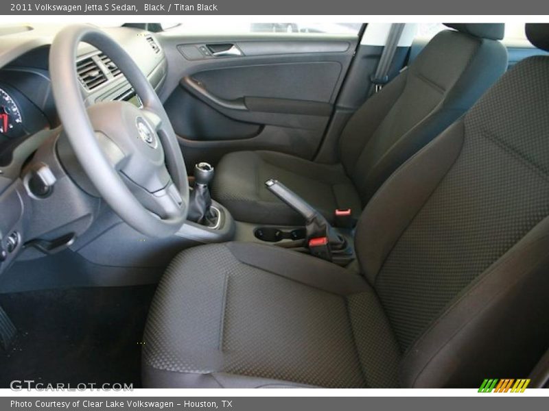 Black / Titan Black 2011 Volkswagen Jetta S Sedan