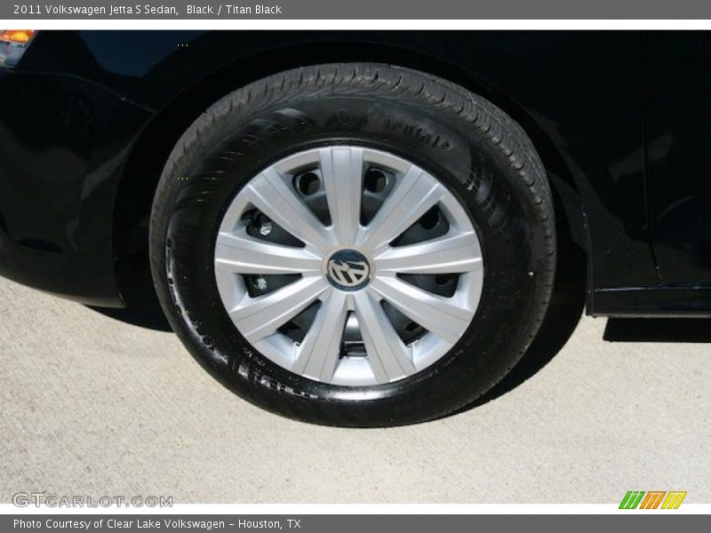 Black / Titan Black 2011 Volkswagen Jetta S Sedan