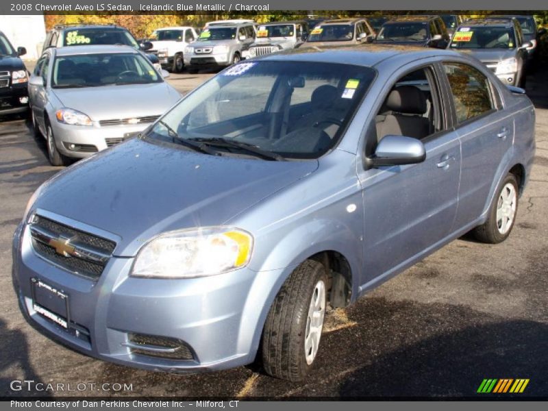 Icelandic Blue Metallic / Charcoal 2008 Chevrolet Aveo LS Sedan