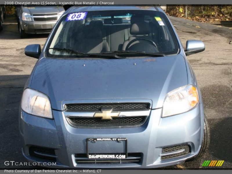 Icelandic Blue Metallic / Charcoal 2008 Chevrolet Aveo LS Sedan