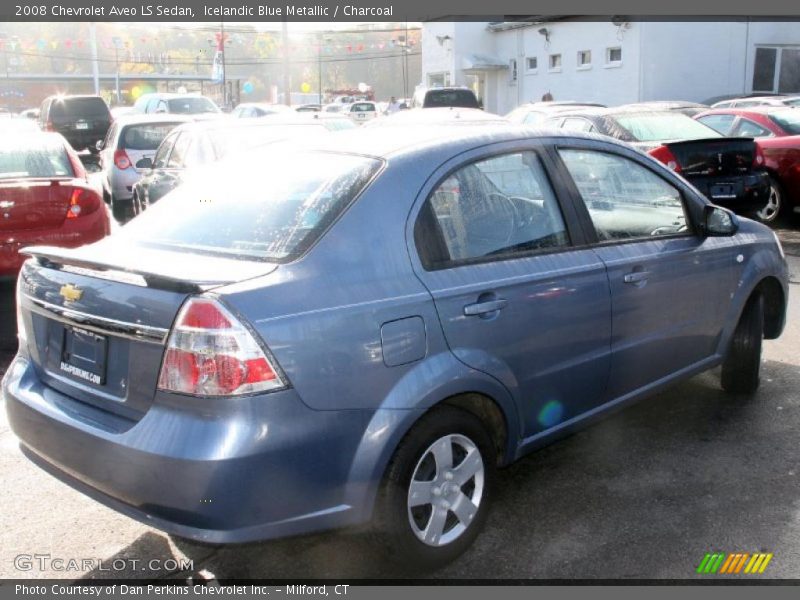 Icelandic Blue Metallic / Charcoal 2008 Chevrolet Aveo LS Sedan