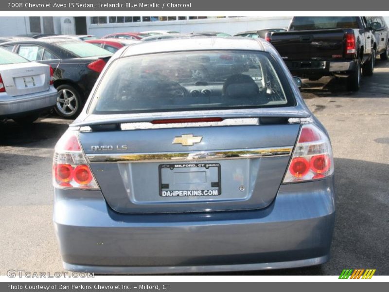 Icelandic Blue Metallic / Charcoal 2008 Chevrolet Aveo LS Sedan