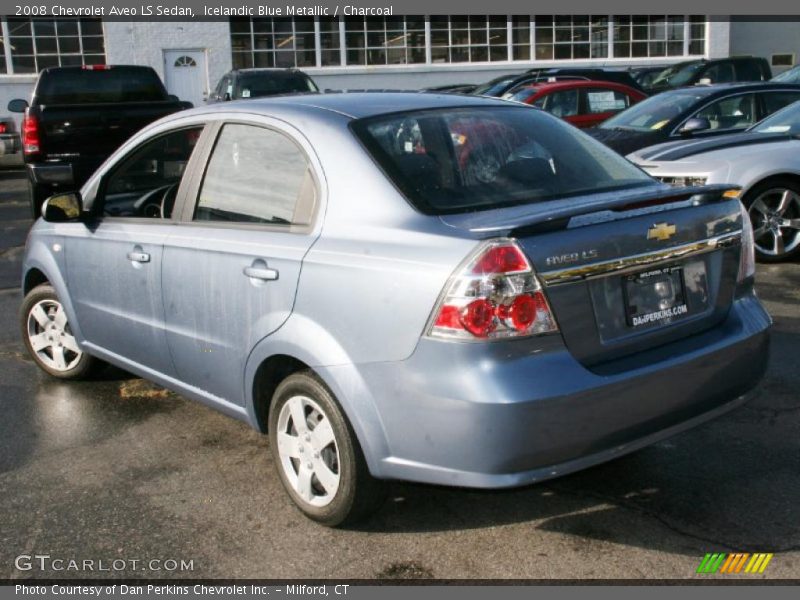 Icelandic Blue Metallic / Charcoal 2008 Chevrolet Aveo LS Sedan