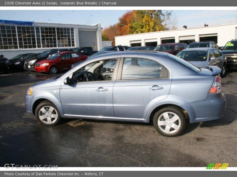 Icelandic Blue Metallic / Charcoal 2008 Chevrolet Aveo LS Sedan