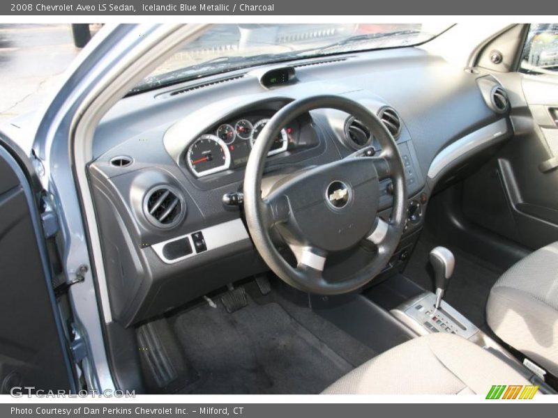 Icelandic Blue Metallic / Charcoal 2008 Chevrolet Aveo LS Sedan
