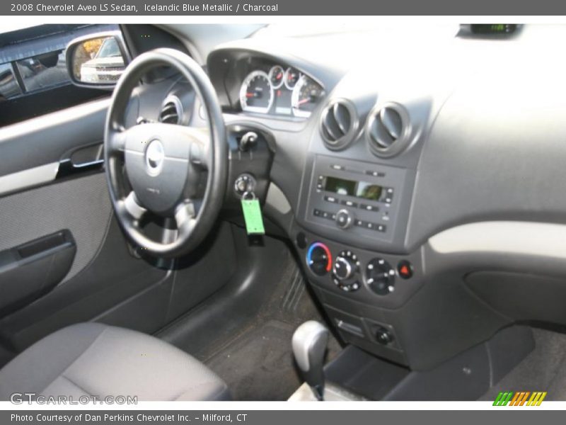 Icelandic Blue Metallic / Charcoal 2008 Chevrolet Aveo LS Sedan