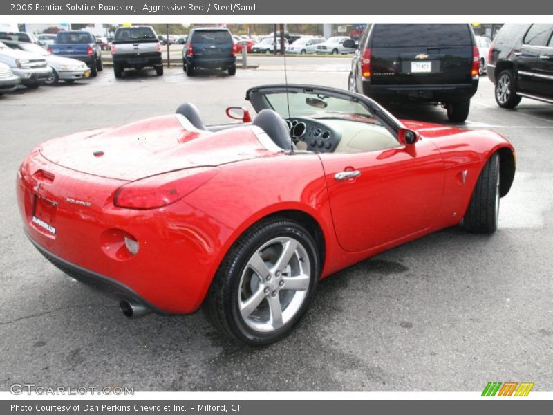 Aggressive Red / Steel/Sand 2006 Pontiac Solstice Roadster
