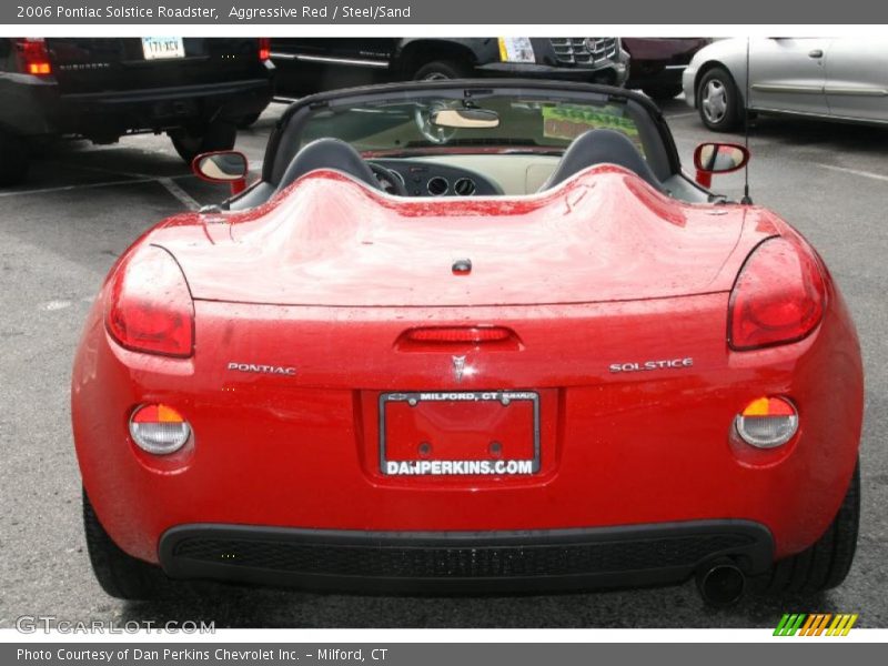 Aggressive Red / Steel/Sand 2006 Pontiac Solstice Roadster