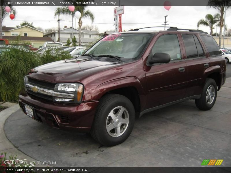 Bordeaux Red Metallic / Light Gray 2006 Chevrolet TrailBlazer LS
