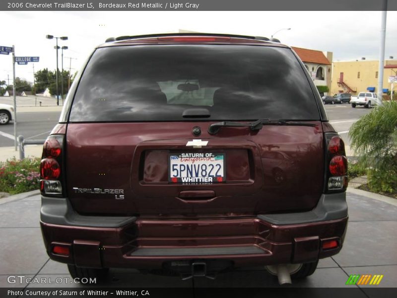 Bordeaux Red Metallic / Light Gray 2006 Chevrolet TrailBlazer LS