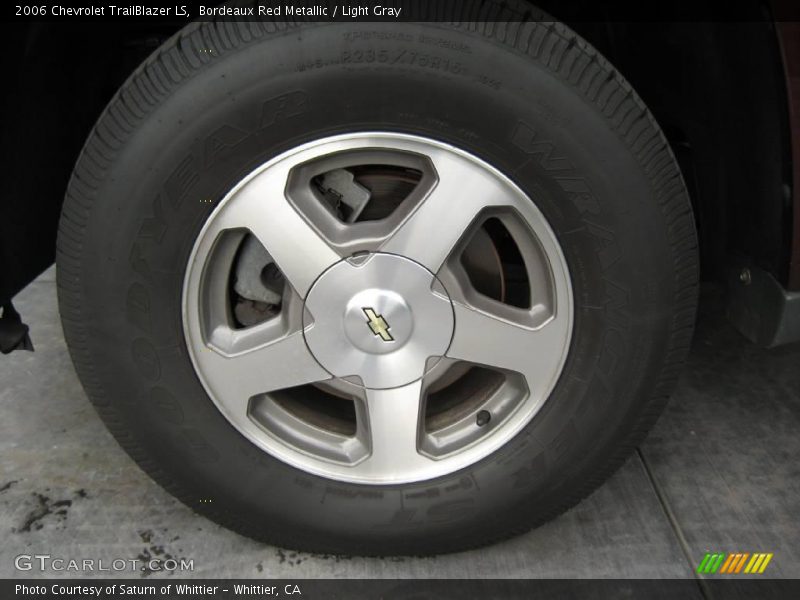 Bordeaux Red Metallic / Light Gray 2006 Chevrolet TrailBlazer LS