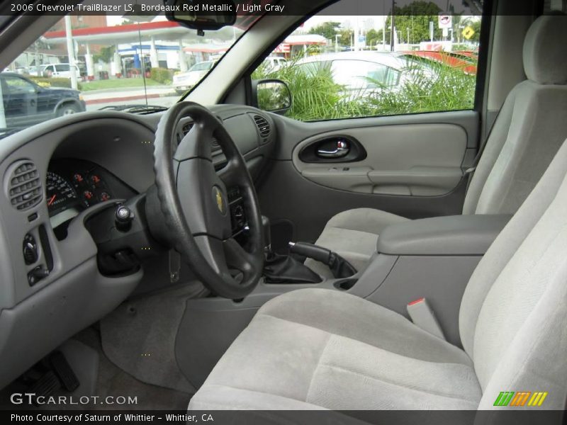 Bordeaux Red Metallic / Light Gray 2006 Chevrolet TrailBlazer LS