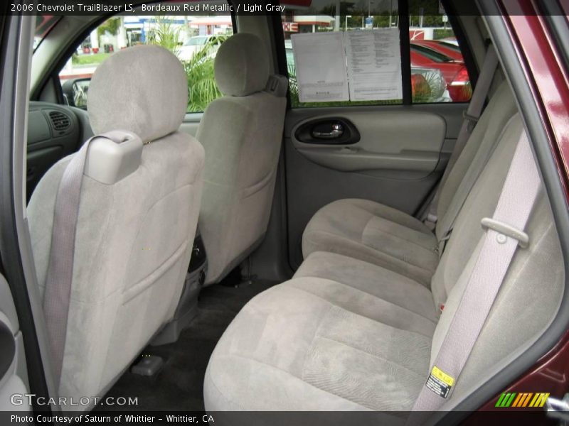Bordeaux Red Metallic / Light Gray 2006 Chevrolet TrailBlazer LS