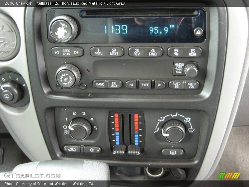 Bordeaux Red Metallic / Light Gray 2006 Chevrolet TrailBlazer LS