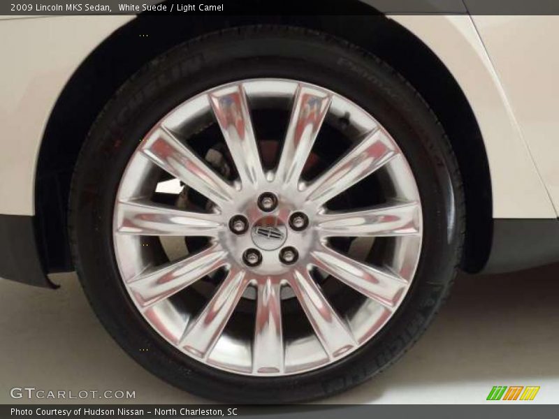 White Suede / Light Camel 2009 Lincoln MKS Sedan