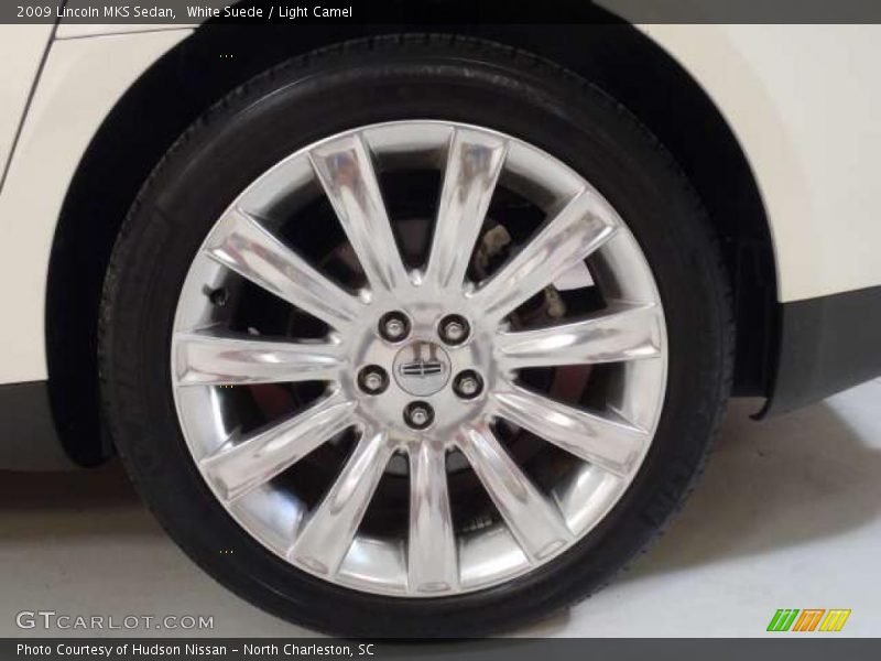 White Suede / Light Camel 2009 Lincoln MKS Sedan