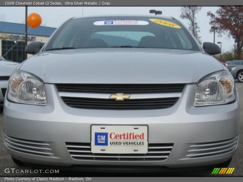 Ultra Silver Metallic / Gray 2008 Chevrolet Cobalt LS Sedan