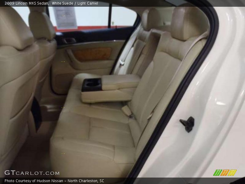 White Suede / Light Camel 2009 Lincoln MKS Sedan