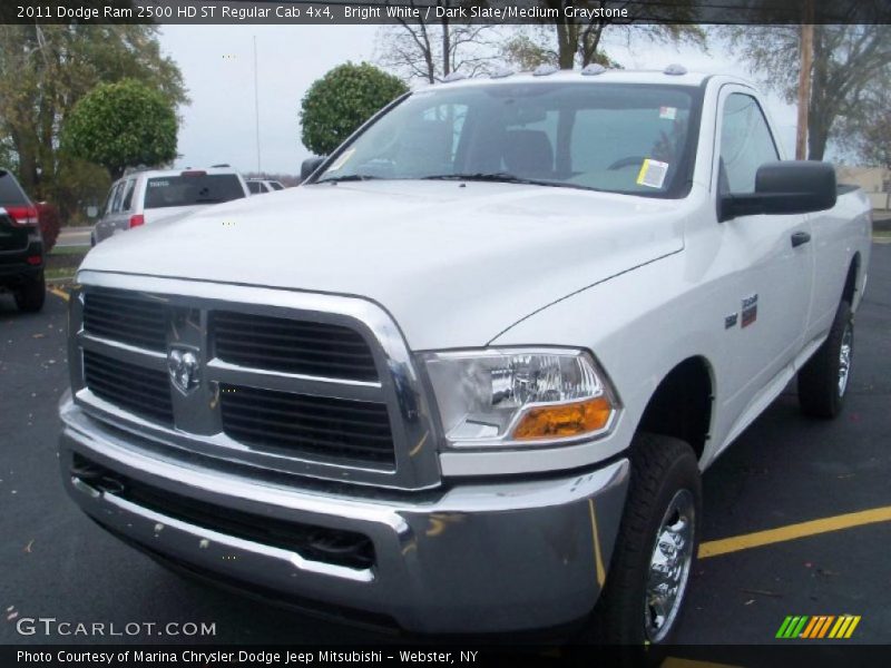 Bright White / Dark Slate/Medium Graystone 2011 Dodge Ram 2500 HD ST Regular Cab 4x4