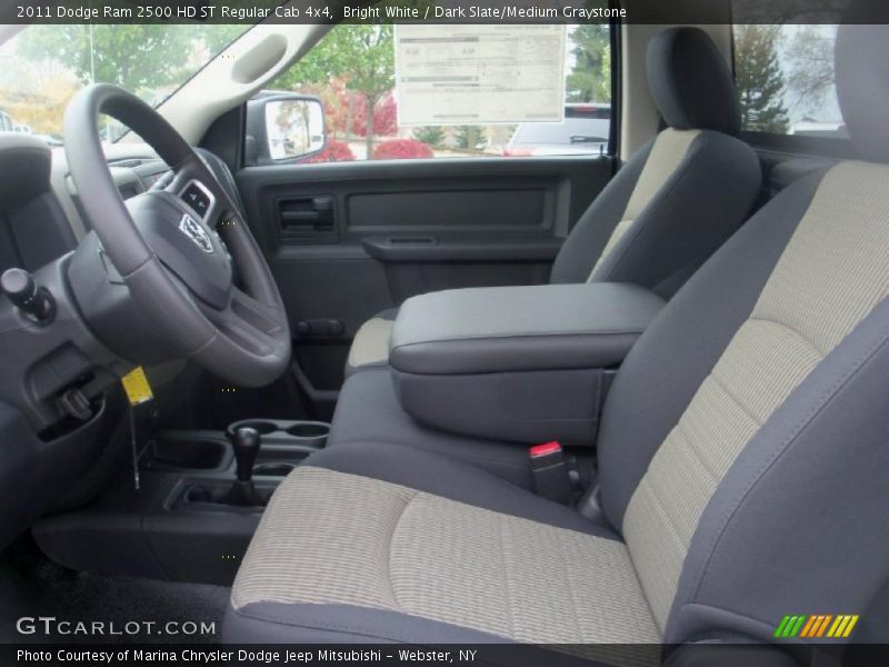  2011 Ram 2500 HD ST Regular Cab 4x4 Dark Slate/Medium Graystone Interior