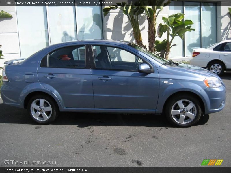 Icelandic Blue Metallic / Charcoal 2008 Chevrolet Aveo LS Sedan