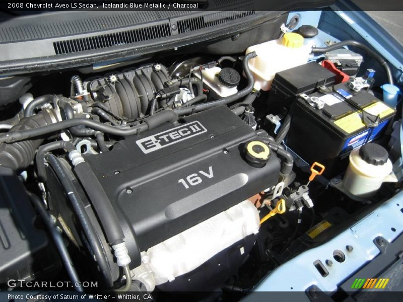 Icelandic Blue Metallic / Charcoal 2008 Chevrolet Aveo LS Sedan